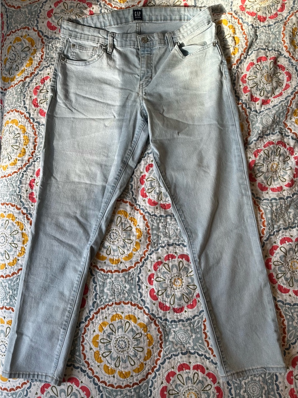GAP Girlfriend Light Blue Skinny Jeans